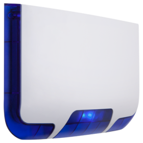 Sirena piezo de exterior cu flash albastru, 85/105 db, baterie interna 9V/1100mAh, protectie IK08/IP45 SR400 TELETEK - 1